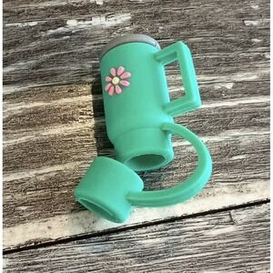Myomi Stanley Cup 1 Straw Cap Cover Silicone Protector Teal Green Topper Piece